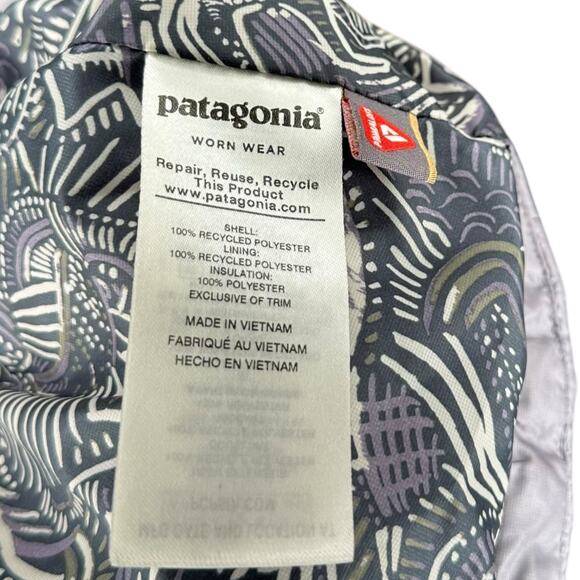 PATAGONIA Women's Nano puff Vest Size XS Purple Lightweight Full Zip Quilted - Picture 4 of 8